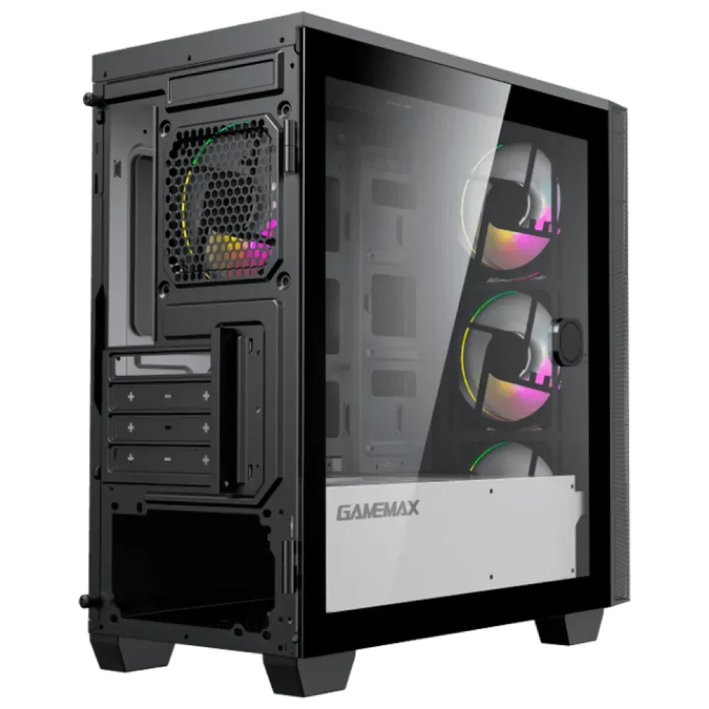 Компьютерный корпус Gamemax Aero Mini, Mini-Tower, Без блока питания, Чёрный