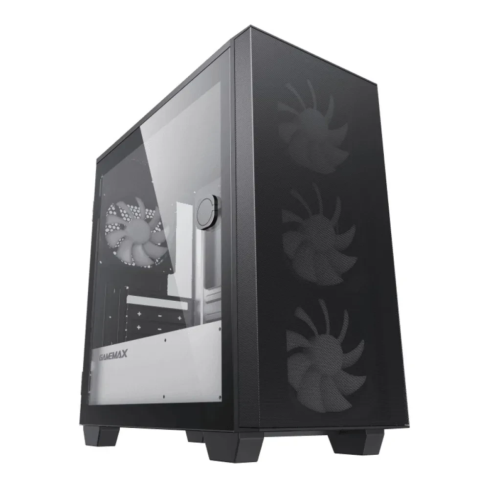 Компьютерный корпус Gamemax Aero Mini, Mini-Tower, Без блока питания, Чёрный