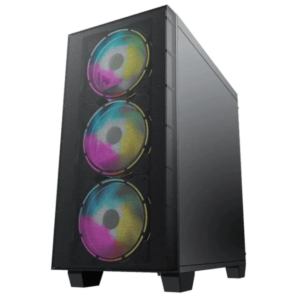 Компьютерный корпус Gamemax Aero Mini, Mini-Tower, Без блока питания, Чёрный