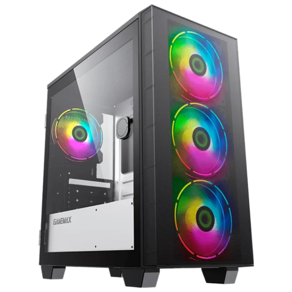 Компьютерный корпус Gamemax Aero Mini, Mini-Tower, Без блока питания, Чёрный