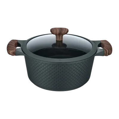 Cratiță RESTO 93903, 4,2L, 24cm, Negru