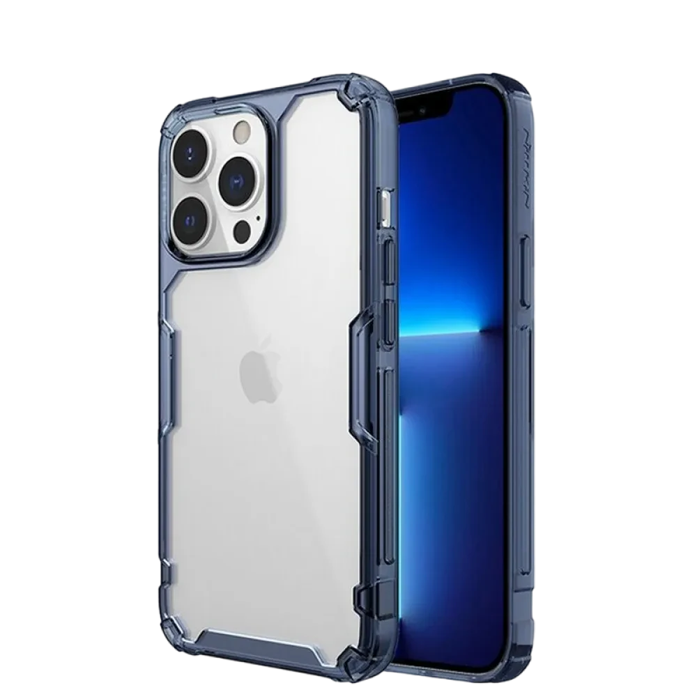 Чехол Nillkin iPhone 13 Pro Max - Ultra thin TPU - Nature Pr Mag, Синий
