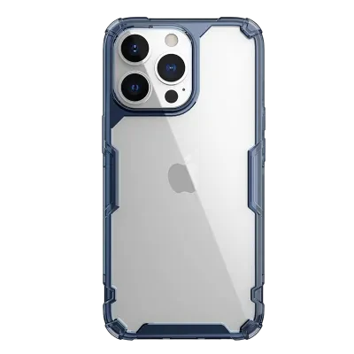 Чехол Nillkin iPhone 13 Pro Max - Ultra thin TPU - Nature Pr Mag, Синий