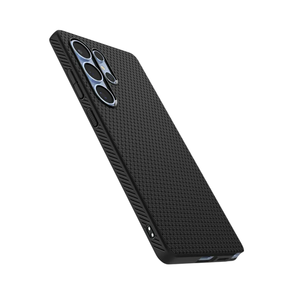 Чехол Spigen Liquid Air для Samsung Galaxy S25, Матовый черный