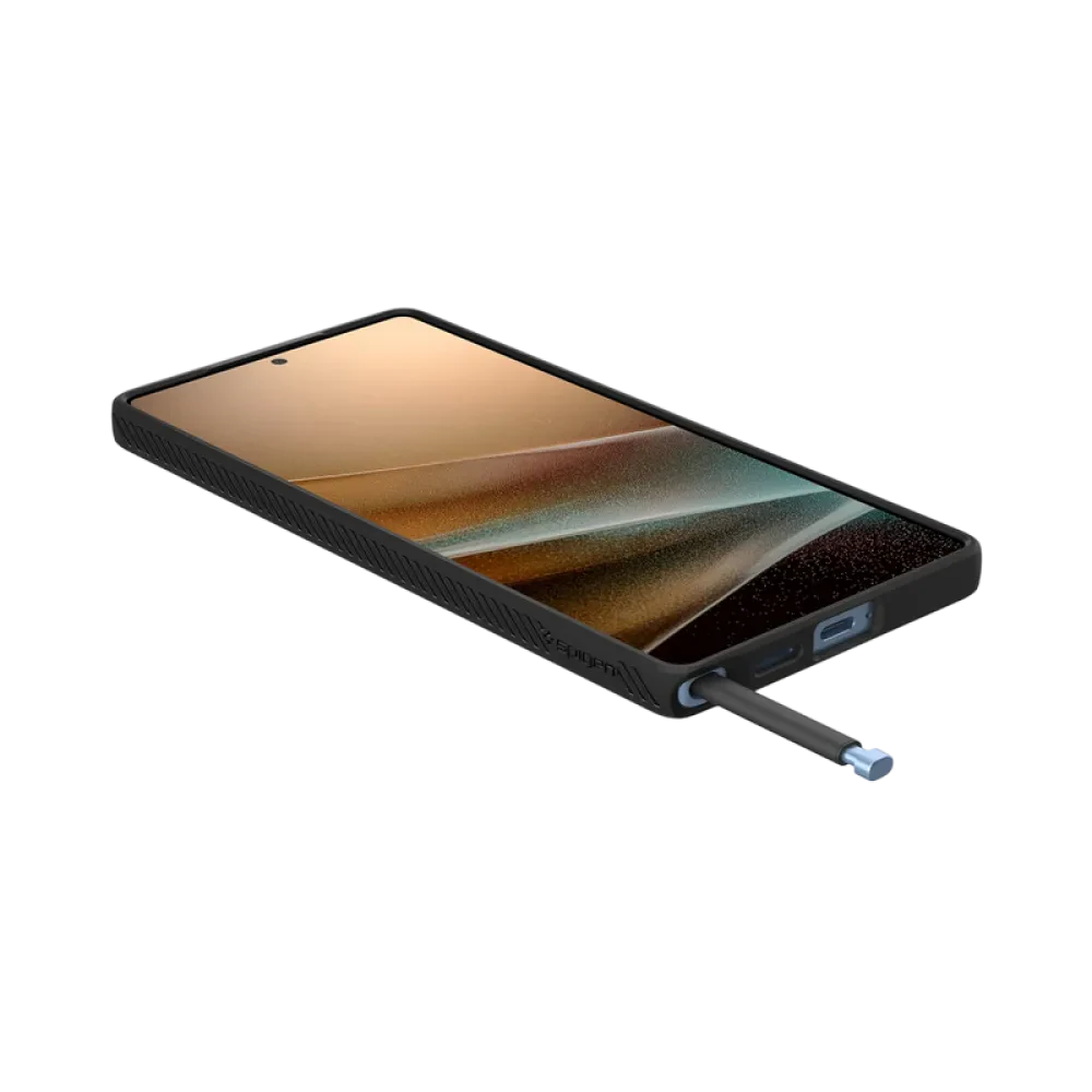 Чехол Spigen Liquid Air для Samsung Galaxy S25, Матовый черный