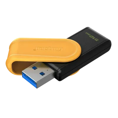Memorie USB Kingston DataTraveler Exodia S, 512GB, Negru | Galben