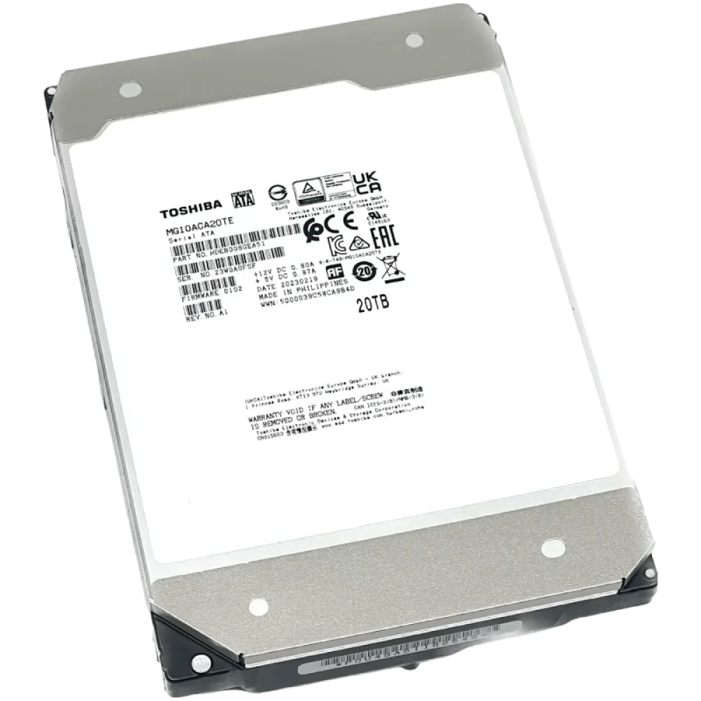 Жесткий диск Toshiba Enterprise Capacity, 3.5", 20 TB <MG10ACA20TE>