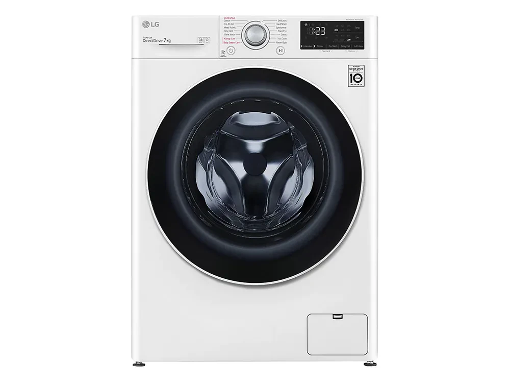 Стиральная машина LG F2WV3S7S0E, 7кг, Белый