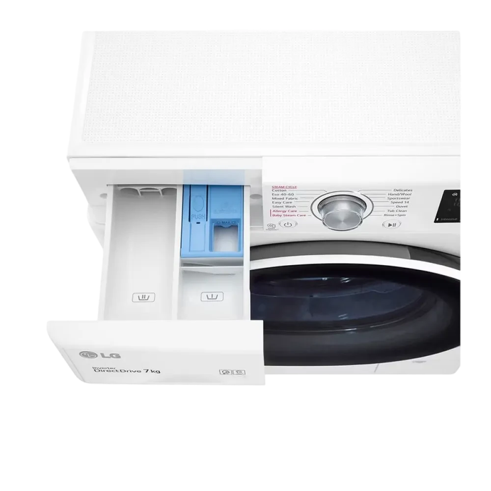 Стиральная машина LG F2WV3S7S0E, 7кг, Белый