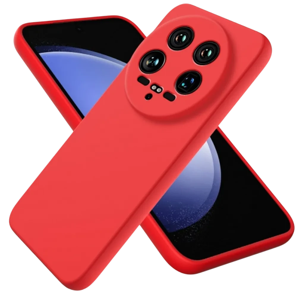 Husă Xcover Xiaomi 14 Ultra - Liquid Silicone, Roșu