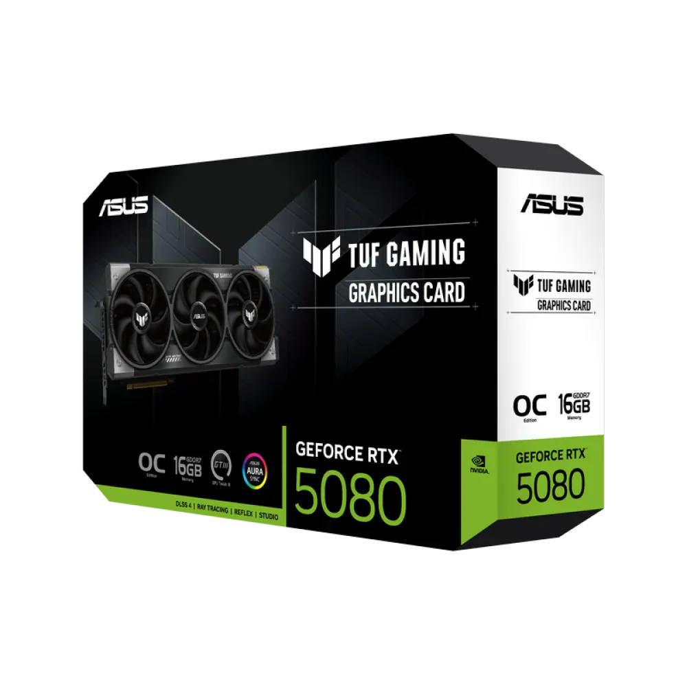 Placă Video ASUS TUF Gaming RTX5080, 16GB GDDR7 256bit