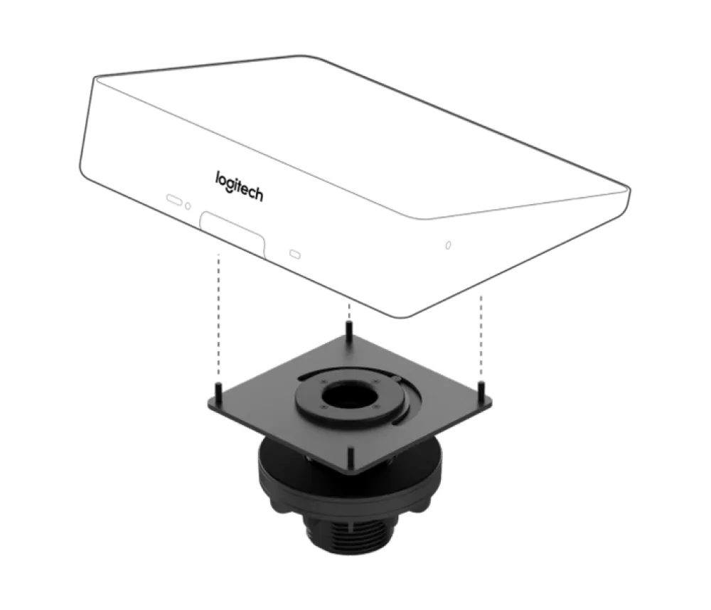 Suport de masă Logitech Tap, Negru