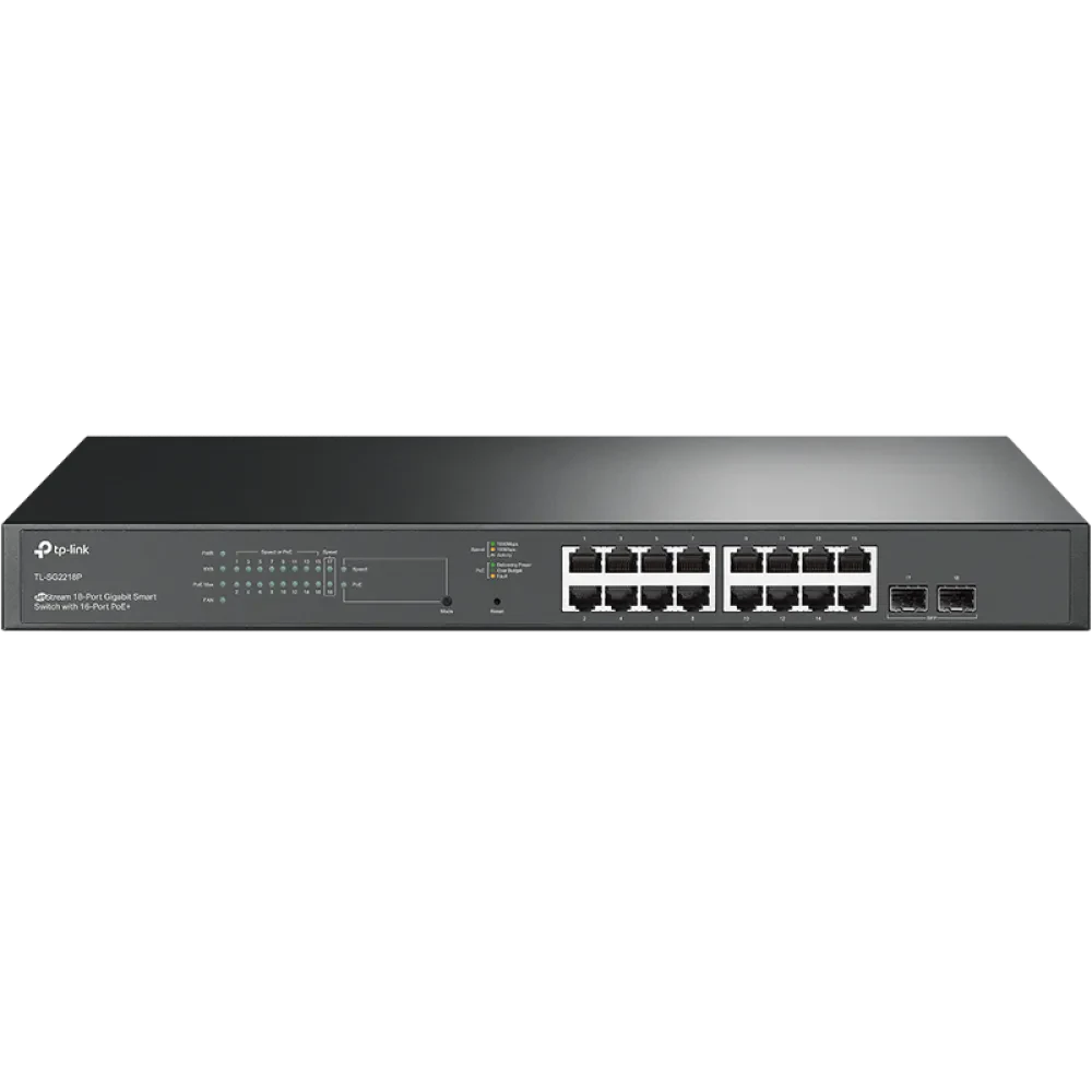 PoE коммутатор TP-LINK TL-SG2218P, 802.3af / 802.3at