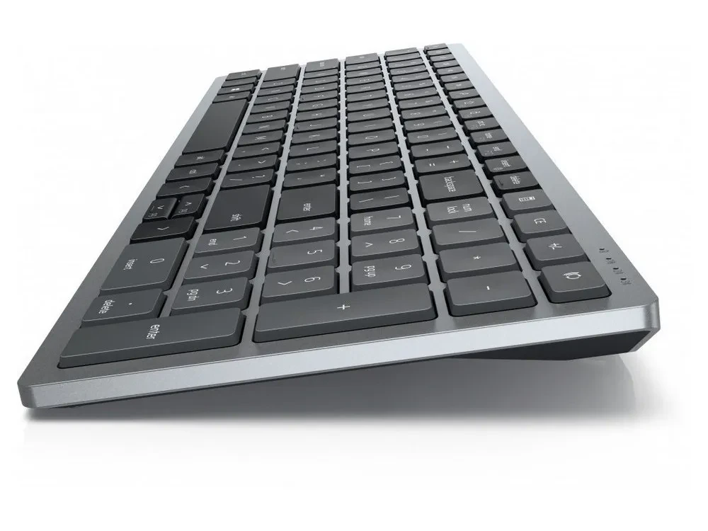 Клавиатура DELL KB740, Беспроводное, Серый