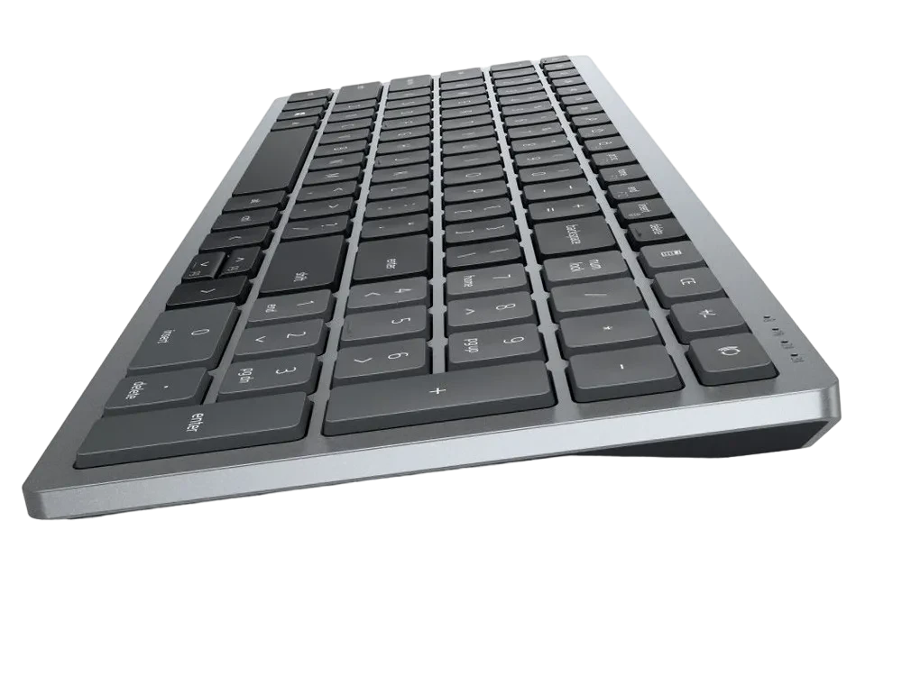 Клавиатура DELL KB740, Беспроводное, Серый