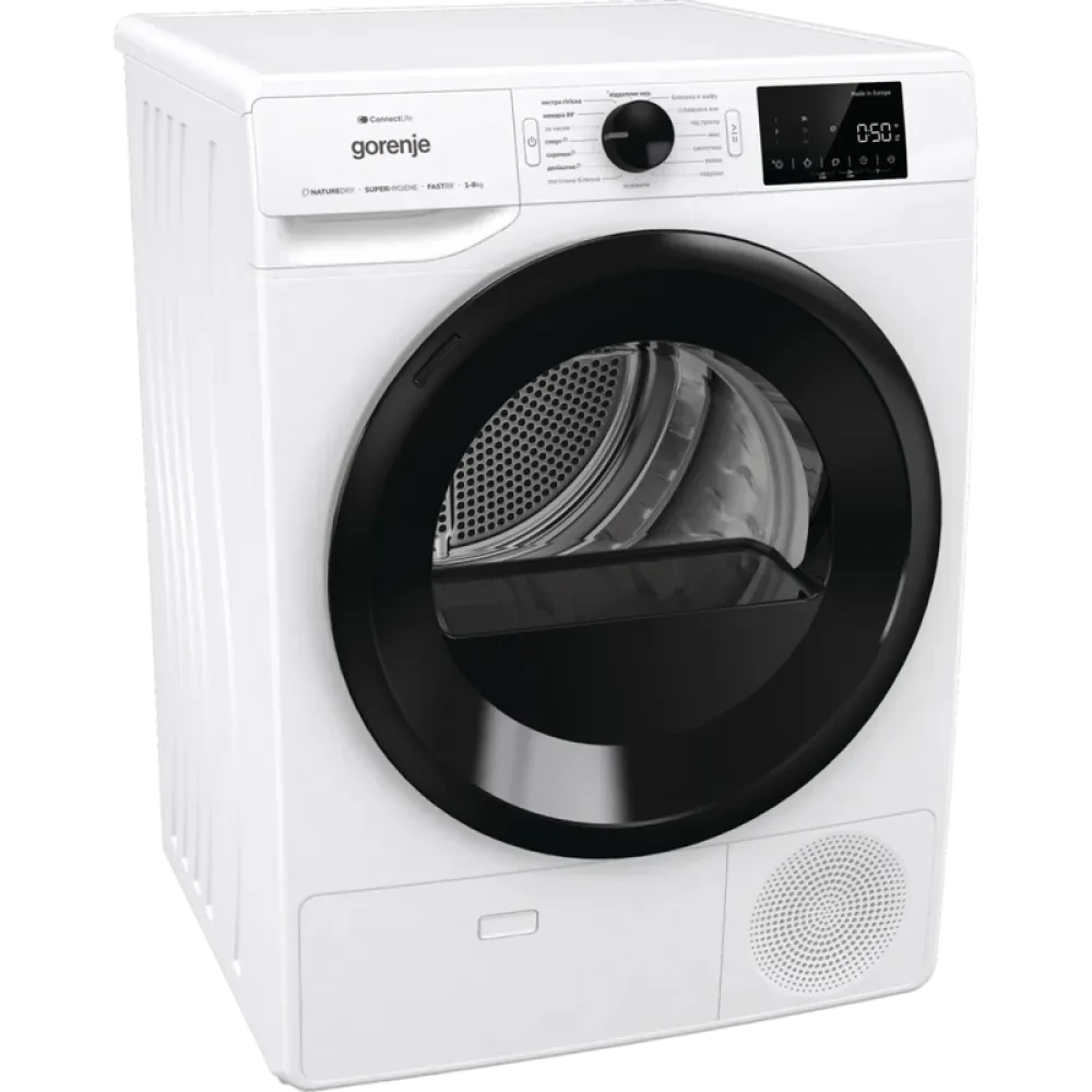 Сушильная машина Gorenje DPNE83GNLWIFI/UA, 8кг, Белый