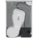 Сушильная машина Gorenje DPNE83GNLWIFI/UA, 8кг, Белый