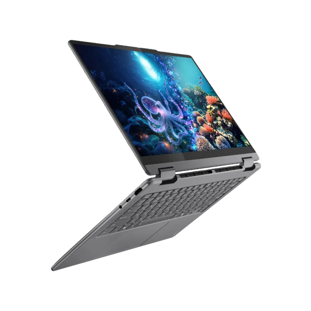 Laptop 14" Lenovo Yoga 7 2-in-1 14ILL10, Luna Grey, Intel Core Ultra 5 226V, 16GB/512GB, Fără SO