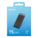 SSD portabil extern Samsung T5 EVO, 2 TB, Negru (MU-PH2T0S/EU)
