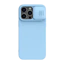 Husă Nillkin iPhone 14 Pro Max, CamShield Silky Silicone, Blue Haze