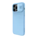 Husă Nillkin iPhone 14 Pro Max, CamShield Silky Silicone, Blue Haze