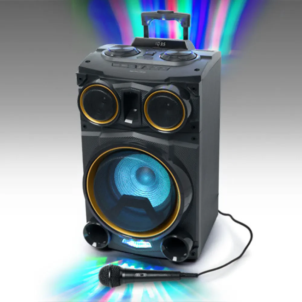 Microfon Karaoke MUSE MC-20 B, Cu fir, Negru