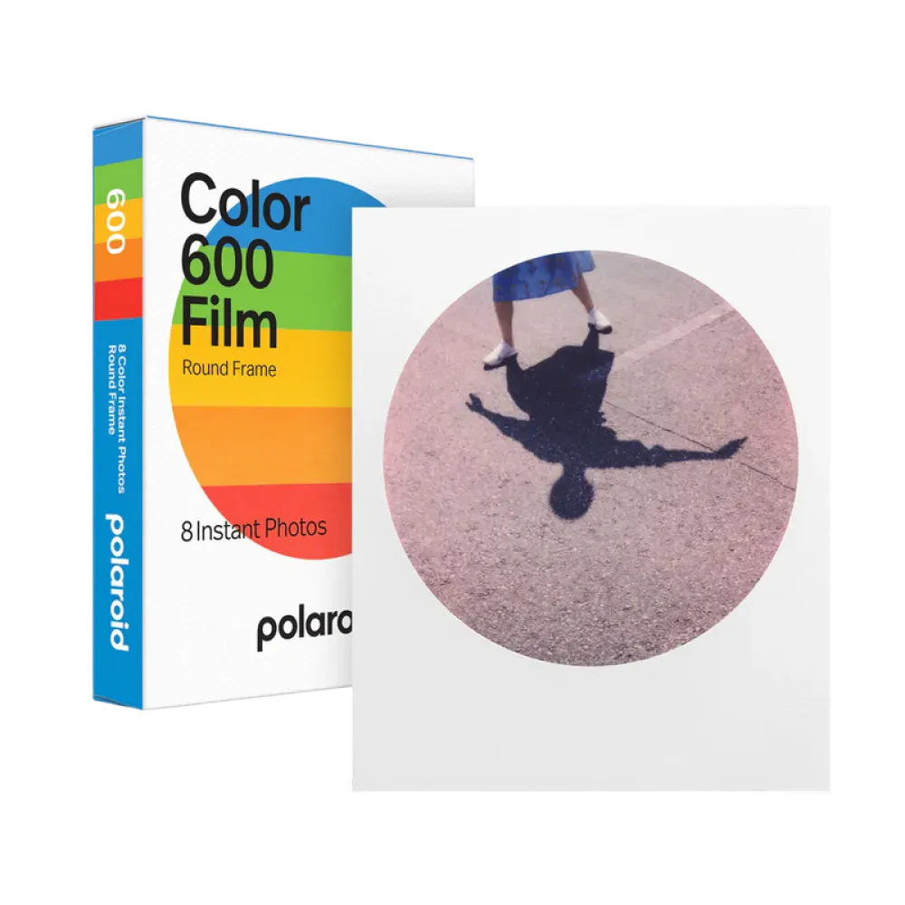 Hârtie foto Polaroid Color Film pentru 600, Round Frame, 8 buc