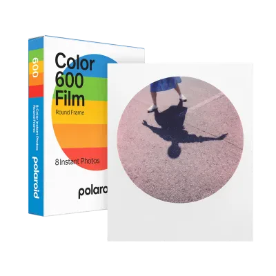 Hârtie foto Polaroid Color Film pentru 600, Round Frame, 8 buc