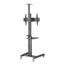 Suport pentru TV pe picior Reflecta 70VCB-Shelf, Negru
