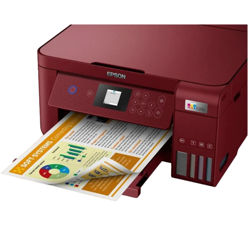 Imprimantă cu jet de cerneală Epson MFD EcoTank L4267, Bordo