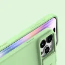 Чехол Nillkin iPhone 15 Pro Max, CamShield Silky Silicone, Mint Green