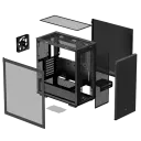 Carcasă PC Deepcool CH510, Midi-Tower, ATX PS2 , Negru