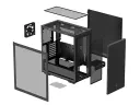 Carcasă PC Deepcool CH510, Midi-Tower, ATX PS2 , Negru