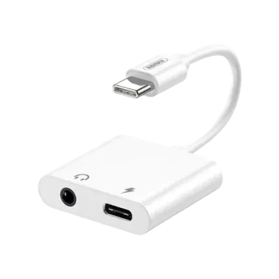 Audio Adaptor Remax RL-LA11, USB Type-C/3.5 mm, 0,12m, Alb