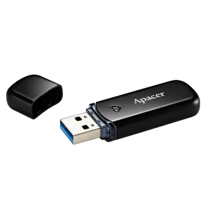 Memorie USB Apacer AH355, 128GB, Negru