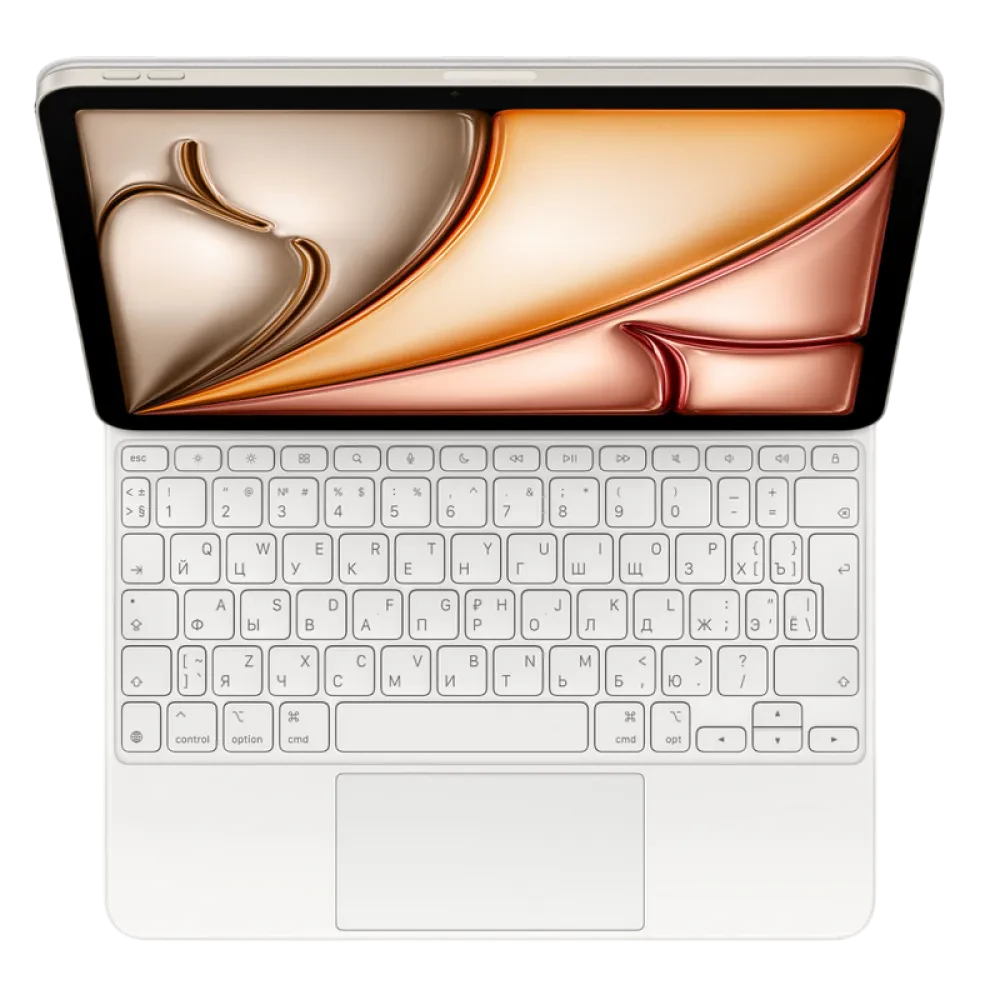 Tastatură Apple Magic Keyboard pentru iPad Pro 11‑inchi (M2, M3), Air (4-5th gen), Alb