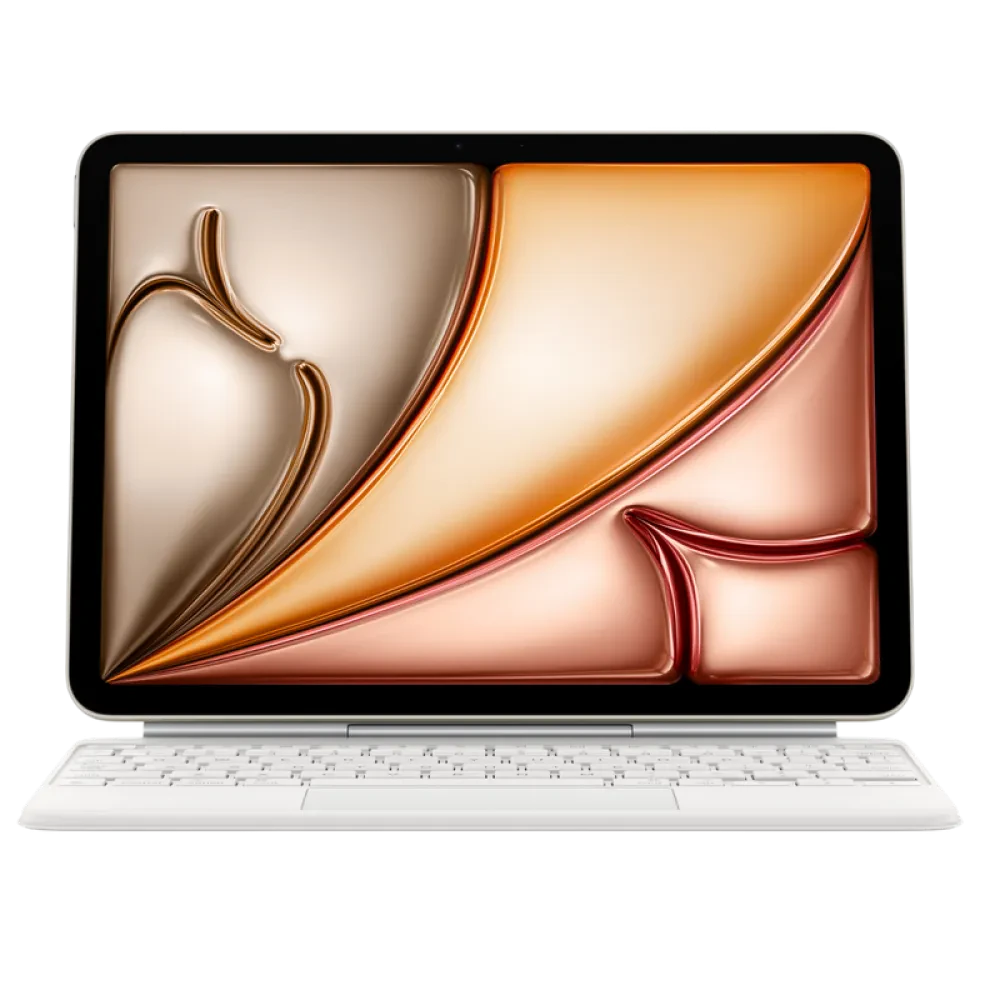 Tastatură Apple Magic Keyboard pentru iPad Pro 11‑inchi (M2, M3), Air (4-5th gen), Alb