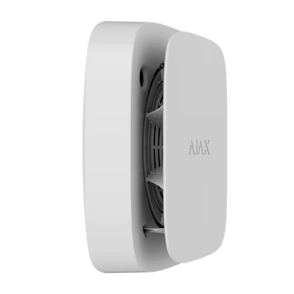 Detector de fum Ajax FireProtect 2 RB, Heat/Smoke/CO Sensor, Alb
