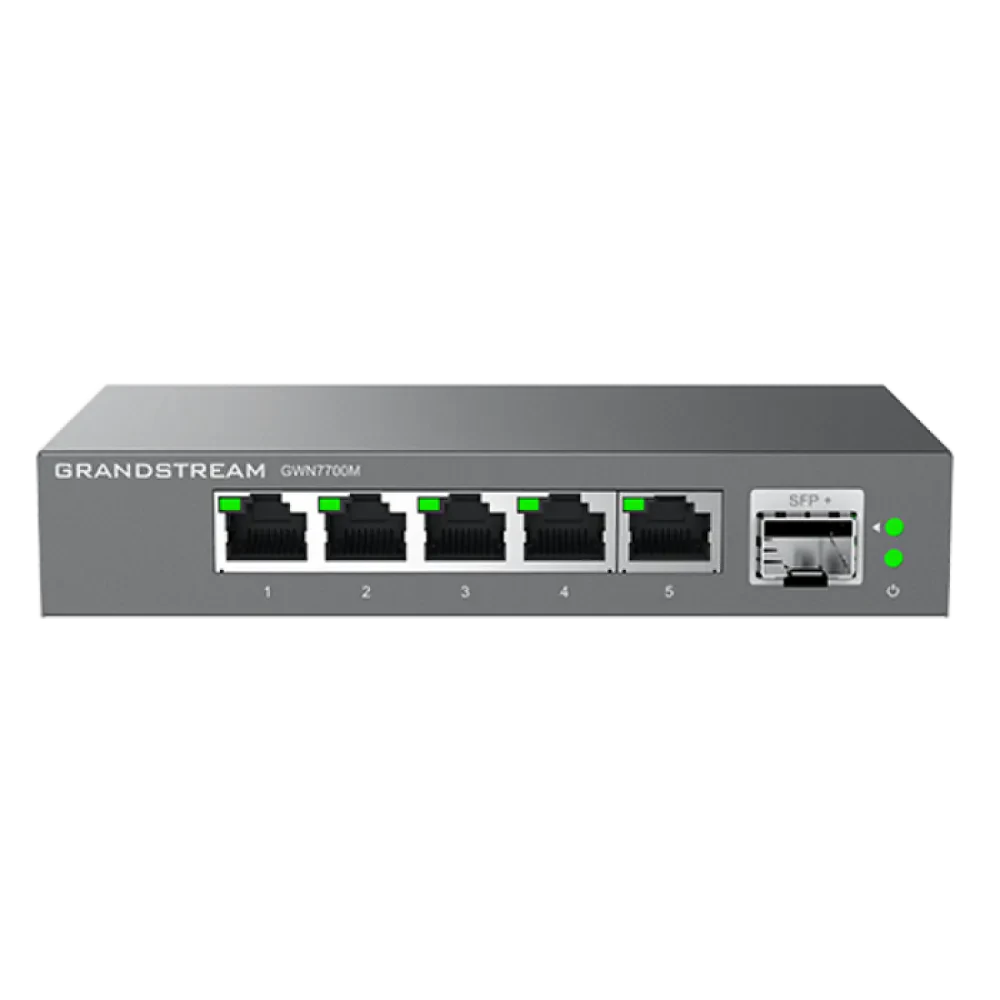 Сетевой коммутатор Grandstream GWN7700M, 5x 10/100/1000 Мбит/с
