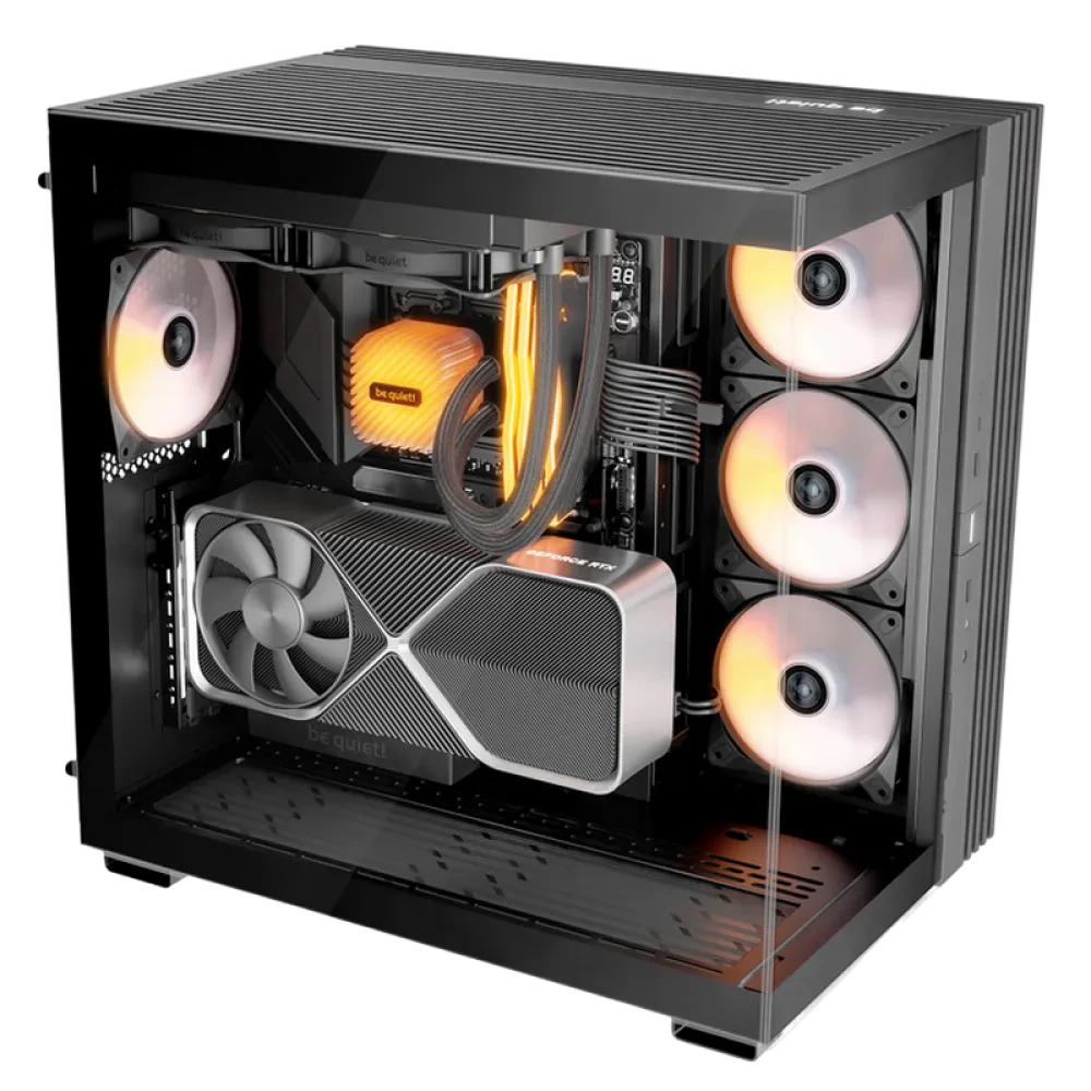 Компьютерный корпус be quiet! Ligh Base 600 LX, Midi-Tower, Без блока питания, Чёрный