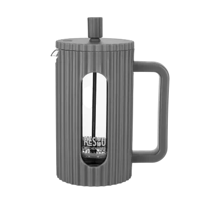 Cafetiera French Press RESTO 90534, 0,6L, Gri inchis