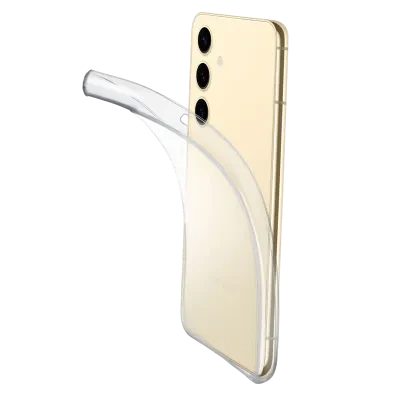 Husă Cellularline Fine pentru Samsung Galaxy S25, Transparent