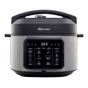 Aparat de gătit multifuncțional sub presiune Hisense HMC6SBK, Negru | Oțel inoxidabil