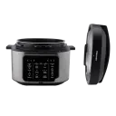 Aparat de gătit multifuncțional sub presiune Hisense HMC6SBK, Negru | Oțel inoxidabil
