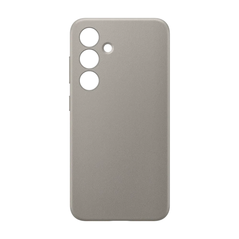 Чехол Samsung Vegan Leather Case Galaxy S24, Серо-коричневый