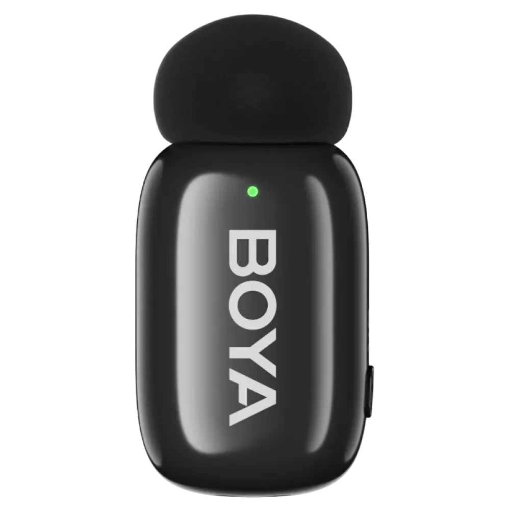 Microfon portabil pentru înregistrare vocală Boya Mini-14, Fără fir, Negru