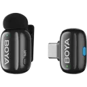 Microfon portabil pentru înregistrare vocală Boya Mini-14, Fără fir, Negru