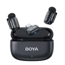 Microfon portabil pentru înregistrare vocală Boya Mini-14, Fără fir, Negru