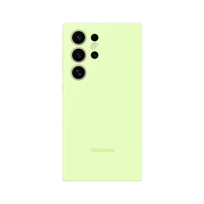 Husă Samsung Silicone Cover Galaxy S24 Ultra, Verde