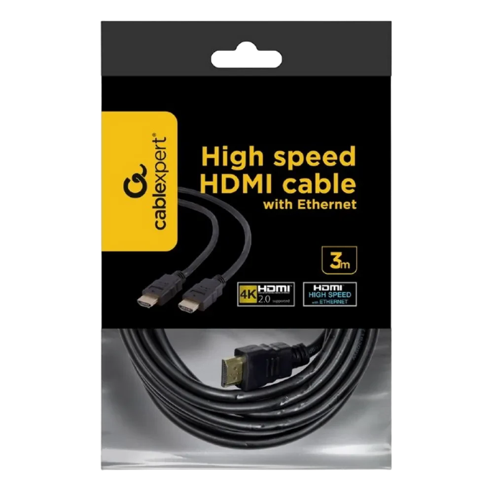 Видео кабель Gembird CC-HDMI4-15, HDMI (M) - HDMI (M), 4,5м, Чёрный